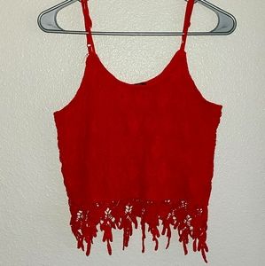 Thicker Lace Crop Top